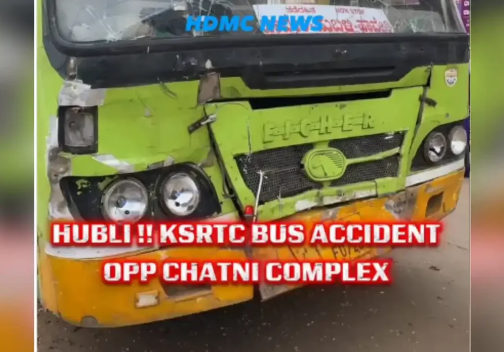Hubballi KSRTC Bus Bumps Into Another Near Fateh Shah Dargah, No Injuries Reported