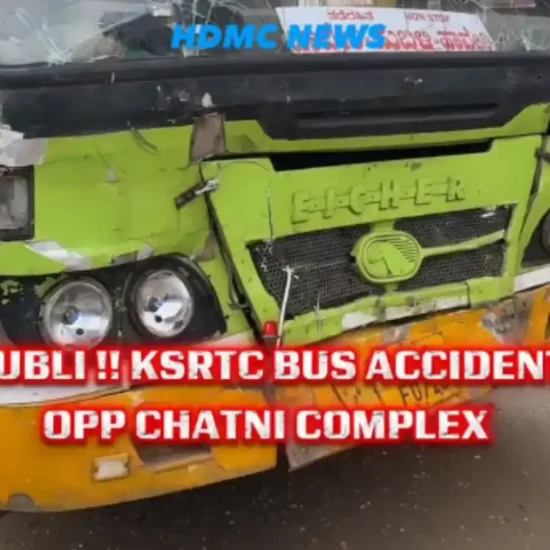Hubballi KSRTC Bus Bumps Into Another Near Fateh Shah Dargah, No Injuries Reported